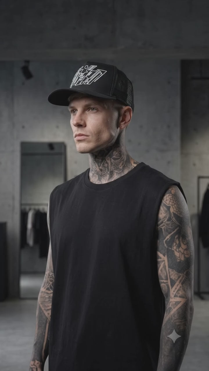 Trucker Cap_861_Collection_futuristic graffiti